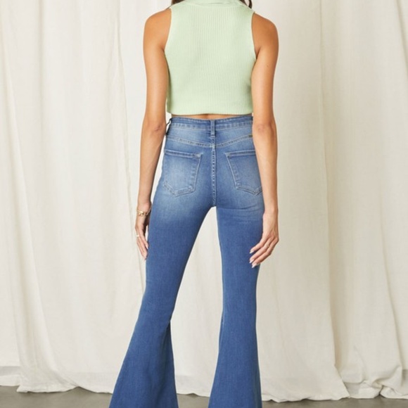 High Rise Super Flare Jeans - Picture 4 of 5